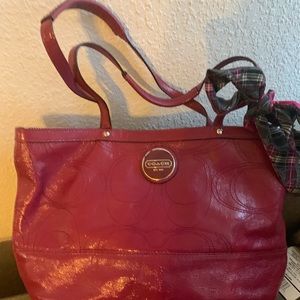 like new pink Coach Purse